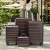 MODFU Reisekoffer mit 14"-Kosmetikkoffer,4er-set-Trolleys Produktbild-Vorschau 2