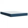 Boxspringbett mit Matratze Blau 140x200 cm Stoff Produktbild-Vorschau 9
