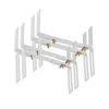 BigDean 4 Stück Blumenkastenhalter weiß Standard H-Form Produktbild-Vorschau 1