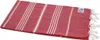 Hamamtücher 100x180 cm | 2 Stück | Sultan Style rot Produktbild-Vorschau 2