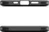 A black phone case is shown from the top and bottom views against a white background. Náhled obrázku produktu