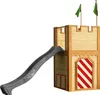 AXI Spielhaus Arthur mit grauer Rutsche | Spielschloss aus  Produktbild-Vorschau 1