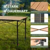 Höhenverstellbarer Campingtisch klappbar – Aluminium Produktbild-Vorschau 6
