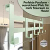 DEKAZIA® Türgarderobe zum Einhängen Grün Bunt – Türhaken Produktbild-Vorschau 6