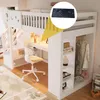Łóżko piętrowe 90 x 200 cm z biurkiem, oświetleniem LED i Podgląd zdjęcia produktu 5