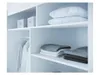 Easy4You D1 120 cm Weiß Schiebetüren Kleiderschrank Produktbild-Vorschau 4
