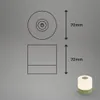 BRILONER  Mini LED Akku Tischleuchte IP44, Stufenweise Produktbild-Vorschau 7