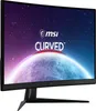 A curved MSI gaming monitor displaying a space-themed graphic with the MSI logo and 'CURVED GAMING' text. Podgląd zdjęcia produktu