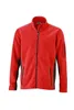 Strapazierfähige Fleece Jacke im Materialmix carbon/black, Produktbild-Vorschau 4