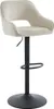 Set aus 2 Barhockern aus Cord und schwarzem Metall - Produktbild-Vorschau 3