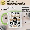 Postbote Geschenk Tasse Spruch Ich Bin Postbote Ich Darf Produktbild-Vorschau 3