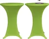 vidaXL Rozciągliwy pokrowiec na stół 2 szt. 80 cm zielony Podgląd zdjęcia produktu 2