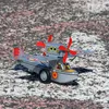Zinnspielzeug – Flugzeug mit zwei Propellern – Produktbild-Vorschau 8