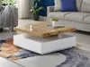 KYRIA Couchtisch - 1 Schublade und drehbare Platte - MDF - Produktbild-Vorschau 2
