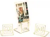 Visitenkartenhalter, 10er-Set, Metall, goldfarben, mini, Produktbild-Vorschau 3