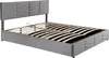okwish Polsterbett 180 x 200 cm, Doppelbett, hydraulisches Produktbild-Vorschau 8