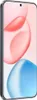 A smartphone with a dark gray frame and a screen displaying abstract colorful shapes. Produktbild-Vorschau
