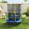 HOMCOM Kinder Trampolin Ø140 cm, Trampolin für Kinder 3-10 Produktbild-Vorschau 2