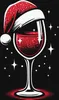 Wein Weihnachtsmütze Weinglas Winzer Weinliebhaber - Produktbild-Vorschau 3