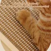 A close-up of a cat's paw resting on a sisal scratching surface, with text overlay. Produktbild-Vorschau