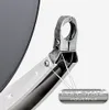 A close-up view of a satellite dish mount, highlighting its construction and material. Produktbild-Vorschau