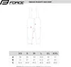 FORCE 3/4 Fahrrad Hose Maze mit Polster +5 °C bis +15 °C Produktbild-Vorschau 2