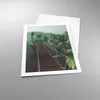 Poster - Poster ohne Rahmen - Dschungel Palme Brücke - Produktbild-Vorschau 3