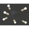 deckenleuchte Cross56 cm Stahl 1 kg matt schwarz/gold Produktbild-Vorschau 16