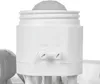 A close-up view of a white motion sensor with two adjustment dials labeled 'TIME' and 'LUX'. Náhled obrázku produktu