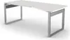 Freiformtisch StageOne Form 5 BxT 195x80/100cm weiß Produktbild-Vorschau 3