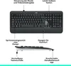 Logitech MK540 ADVANCED Tastatur-Maus-Set kabellos schwarz Produktbild-Vorschau 10