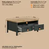 trendový konferenčný stolík Stanton jedľa zelená/dub evoka, Náhľad obrázku produktu 13