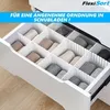 Organizér FlexiSort pro rozdělení zásuvek 4 kusy Náhled obrázku produktu 2