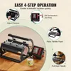An instructional diagram showing the 4-step operation of a sublimation mug press. Anteprima dell’immagine prodotto