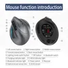 Diagram showing the functions and features of a vertical mouse. Produktbild-Vorschau