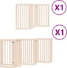 vidaXL 9dílná brána pro psy se skládacími dvířky 450 cm Náhled obrázku produktu 1