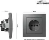 Schutzkontakt-Steckdose McPower "Flair", 250V/16A, UP, Produktbild-Vorschau 3