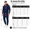 Herren Jogginganzug einfarbig 100% BW 586 Navy XL Produktbild-Vorschau 6