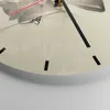Wanduhr - Rund - Glasuhr - Elch Abstraktion - 40x40cm - Produktbild-Vorschau 5