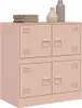 vidaXL Sideboard Rosa 67x39x73 cm Stahl Produktbild-Vorschau 5