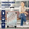 MuchoWow® Koffer Handgepäck Trolley Rollkoffer Kleine Produktbild-Vorschau 2