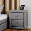 Homestyle4u Nachttisch 47x54x29 Schlafzimmer Nachtschrank Produktbild-Vorschau 1