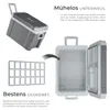tectake®️ Elektrische Kühl- und Wärmebox 35l mit Rollen und Produktbild-Vorschau 3