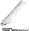 STAHLWERK Zurrschienen 2er Set mit Zurrösen 30 cm Aluminium Produktbild-Vorschau 3