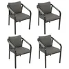 DEGAMO Gartensessel LYON stapelbar, Aluminium anthrazit + Produktbild-Vorschau 1