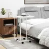 vidaXL Beistelltisch mit Rollen Weiß 40x30x63,5 cm Produktbild-Vorschau 3