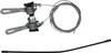 A bicycle gear shifter set and a cable. Podgląd zdjęcia produktu