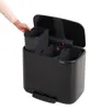 Brabantia Bo Poubelle à pédale noir, 3 x 11 L Voir les images du produit 9
