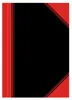 Bantex 100302833, Einfarbig, Schwarz, Rot, A6, 96 Blätter, Produktbild-Vorschau 1