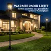 Outsunny zonnepaneellantaarn, set van 2, staande lamp, 180 Productafbeelding-voorbeeld 6